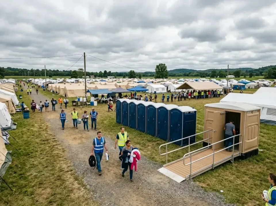 disaster-relief-camp-restrooms-010 — frequently asked questions, Dumpster & Portable Bathrooms Rental in Louisburg, NC